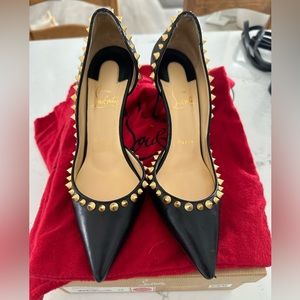 CHRISTIAN LOUBOUTIN - Irishell 85 Napa Leather Heals